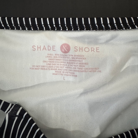 Shade & Shore - High Waist Stripe Caged Bikini Set - Picture 5 of 8